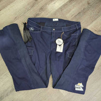 Clothing Full Seat Denim Bootcut Riding Pants - Jeans, 2 Boot Elastics *new, tags