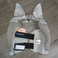 Stiff Fine Mesh & Lycra Fly Mask,ears *vgc, clean, marker, edge rubs, mnr rubs, snags & dirt?stains