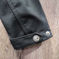 Mid Length Technical Jacket, Fleece Lined, Hood, Zipper *like new/xc