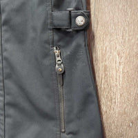 Mid Length Technical Jacket, Fleece Lined, Hood, Zipper *like new/xc