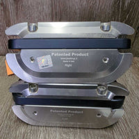 Aluminum Anatomic Wide Base Stirrup Irons *xc, mnr scratches, scrapes & dust
