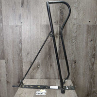 Folding Wall Mount Saddle Rack *gc, dusty, scratches, scrapes, peeled, rusty