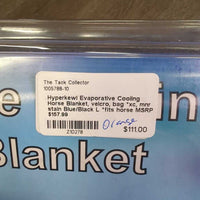 Evaporative Cooling Horse Blanket, velcro, bag *xc, mnr stain