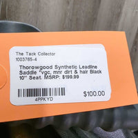 Synthetic Leadline Saddle *vgc, mnr dirt & hair