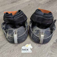 2 Hoof Boots, attached Gaiters, 2 Straps *xc/like, clean mnr dirt/residue & hair, older