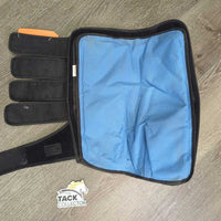 2 Compression Gel Ice Boots, x2 inserts, 1 pump *vgc, clean, WORKS, mnr dry gel, stains, hair, rubs