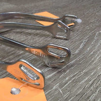 Flat Rowel Spurs *xc/vgc, clean, mnr scuffs & rubs