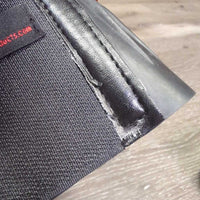 Rubber Ribbed Bell Boots, fleece tops *vgc/xc, clean, mnr stains & peeled edges