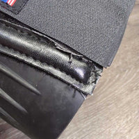Rubber Ribbed Bell Boots, fleece tops *vgc/xc, clean, mnr stains & peeled edges