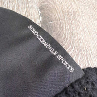 Crochet Fly Veil Ear Bonnet, Soundproof Ears, piping, mesh ear edges *vgc, clean & mnr inner dirt?fading, older?