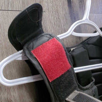 JUNIORS Hard Cell Safety Vest, velcro *gc, mnr loose threads, dirty, dusty, hair & rubs *04/2021