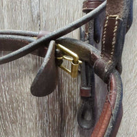 FS Monocrown Bridle, Mondega Rubber Reins *vgc/gc, mnr dirt, NO Flash, rubs, creases, scuffs & edge scrapes