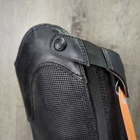 Dress Boots, zips *vgc/xc, shortened inside tops, mnr dirt, scuffs, dent & stain?paint, Sticky Zip:L