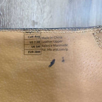 Dress Boots, zips *vgc/xc, shortened inside tops, mnr dirt, scuffs, dent & stain?paint, Sticky Zip:L