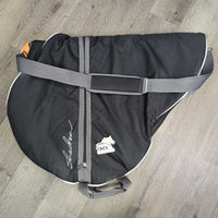 Hvy Padded Saddle Storage - Carrying Bag, Shoulder Strap *xc/vgc, clean, mnr stains?dirt, hair & glitter