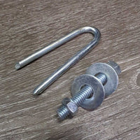 Kiwi Gate Latch, bolt, xlg Staple *new