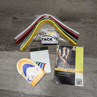16.5" Adj *Med/Black in Wintec AP Saddle, 2x Front Velcro Blocks, 2 Billet Guards, 4 Extra Gullets: Red, White, Green & Yellow, CAIR Panels, Front & Rear Gusset Panels, Flaps: 15"L x 13" W Serial #: 341605