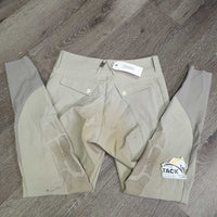 Euro Seat Breeches *gc, dirty & stains, rubs, pills, puckers, pulled seat seam, Broken Zipper Tab, stained seat & legs