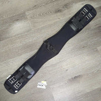 Thick Memory Foam Short - Dressage Girth, D Ring, Center Strap *xc/like new, mnr dirt?stains