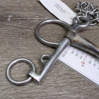 LS Sweet Iron French Link Pelham Bit, Copper Center Lozenge, chain *vgc, clean, stains, scratches, scuffs