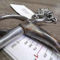 LS Sweet Iron French Link Pelham Bit, Copper Center Lozenge, chain *vgc, clean, stains, scratches, scuffs