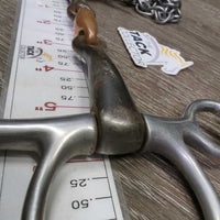 LS Sweet Iron French Link Pelham Bit, Copper Center Lozenge, chain *vgc, clean, stains, scratches, scuffs
