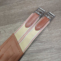 Padded Anatomical Small Belly Girth, Carabiner, 2x D Rings, 2x Els *xc/like new, clean, mnr dusty & dents