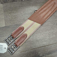Padded Anatomical Small Belly Girth, Carabiner, 2x D Rings, 2x Els *xc/like new, clean, mnr dusty & dents