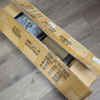 12 Metal Push In Arena Letters, box *gc, v.faded, rubs, scrapes, stains, rust, ribbon, LETTERS: v.peeled & missing