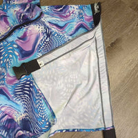 Full Face Lycra Slinky, Zipper, Buckle *xc/vgc, clean, mnr rubs, snags & pills, threads