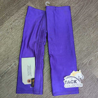 Pr Lycra Sport Boot Covers "Zocks", velcro *xc/vgc, clean, mnr undone stitching, rubs & snags