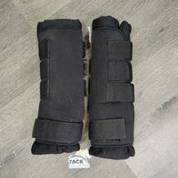 Pr Quick Wraps, velcro *gc, clean, hairy, rubs, pilly, faded, snags, sm hole