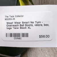 No Turn - Overreach Bell Boots, velcro, box, tags *new