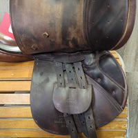 16.5" MW *5.25" County Stabilizer Close Contact, 2 Billet Guards, Green County Cover, Wool Flocking, Med Front Blocks, Rear Gusset Panels, Flaps: 14.5"L x 12.5"W Serial #: 2 99042308 16-1/2 W