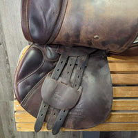 16.5" MW *5.25" County Stabilizer Close Contact, 2 Billet Guards, Green County Cover, Wool Flocking, Med Front Blocks, Rear Gusset Panels, Flaps: 14.5"L x 12.5"W Serial #: 2 99042308 16-1/2 W
