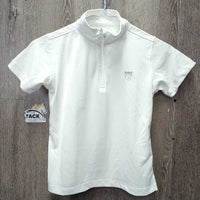 JUNIORS SS Show Shirt, 1/4 Zip Up *like new