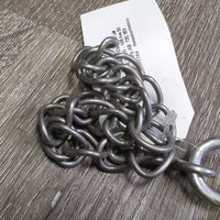 SS Slow Twist Jointed Pelham, chain *gc, clean, scuffs, scrapes, scratches, stains