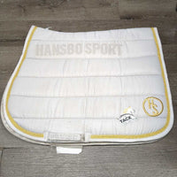 Thick Quilt Jumper Saddle Pad, 2x piping *gc, mnr dirt, hairy, puckers, dingy