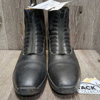 Paddock Boots, Zips *xc, clean, v.mnr scuffs, dirt & sticky zips