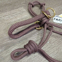 Soft Narrow Nylon Rope Bitless - Halter, Twisted Crown, Tag *new