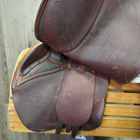 17.5 MW *5" CWD SE01 Close Contact Hunter Saddle, 2 Billet Guards, Red CWD Cover, Med Front & Back Blocks, Foam Panels, Flaps: 14.5L x 13.5"W Serial #: SE01 175 TC 3L PA 710 205 505 072171 S0-512