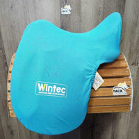 16.5" Adj *Green/Med Narrow Gullet In Wintec 500 Dressage, 2 Med Front Velcro Blocks, Blue Wintec Cover, 4x Bars: White/XW, Yellow/Nrw, Black/M, Blue/M-W, Red/Wide, HART Panels, Front & Rear Gussets, Flaps:16"L x 12"W Serial #: W22 05 2303-42 DR 16.5