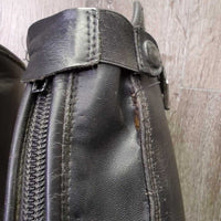 Field Boots, Zips *vgc/gc, mnr rubs, dirt & unstitched heels, R: seam holes, torn & unstitched