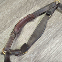 Monocrown Drop Noseband, chin pad *vgc clean, residue, loose threads