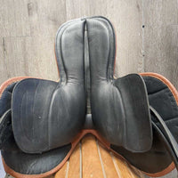 Synthetic? Leather Racing - Exercise Saddle *Like New, mnr dents & dusty underside flaps