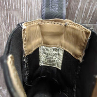 Paddock Boots, zips *vgc/fair mnr dirt, scuffs, scratches & toe dents, v.torn inside seams