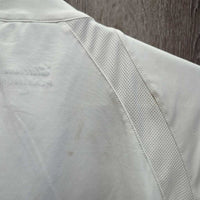 SS Show Sun Shirt, 1/3 Zip Up, Mesh *vgc, mnr stains