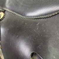 17" *W 6/6.25 Tucker Gen II "Tevis" Endurance Saddle, 2x: Hobble Straps, Endurance Stirrups & Latigos, Padded Perforated Seat, Serial # 151-710-6153-4C 2013 1990