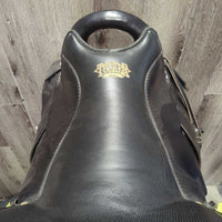 17" *W 6/6.25 Tucker Gen II "Tevis" Endurance Saddle, 2x: Hobble Straps, Endurance Stirrups & Latigos, Padded Perforated Seat, Serial # 151-710-6153-4C 2013 1990
