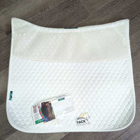 Non Slip Top, Quilt Dressage Saddle Pad, bag *new, mnr stains